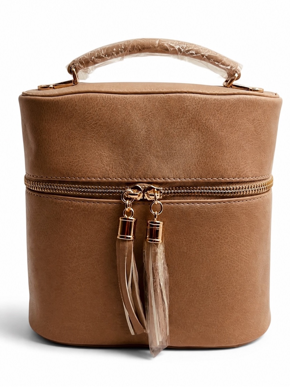 NWT Faux Leather Crossbody Handbag Purse with Tassels